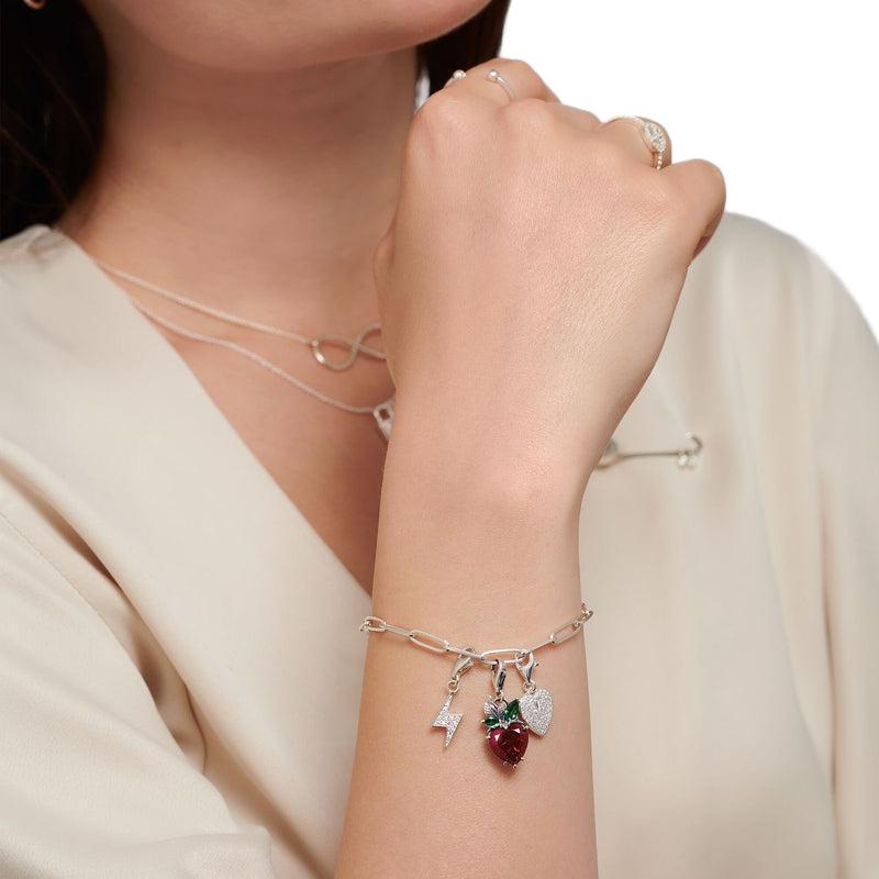 Thomas Sabo Charm pendant strawberry silver