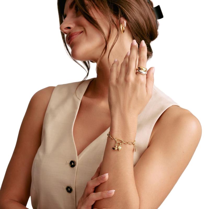 Thomas Sabo Charming Gold Plated Duck Connect Charm