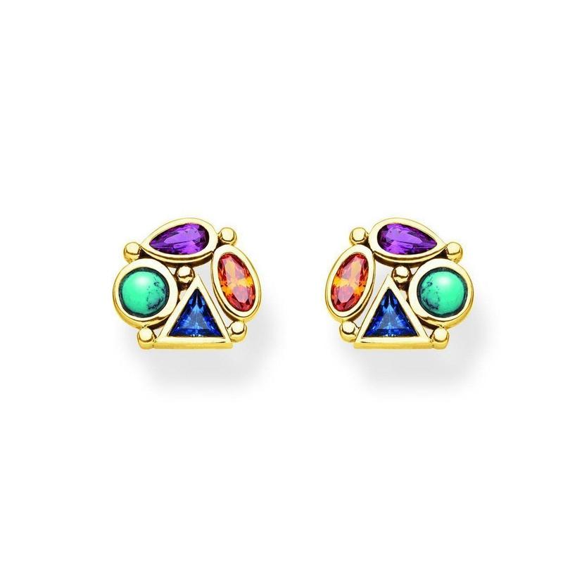 Thomas Sabo Colourful Mosaic Studs