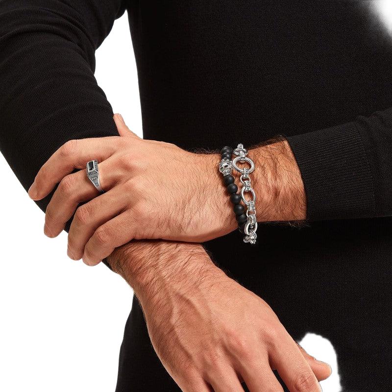 Thomas Sabo Crown Skull Bead Bracelet