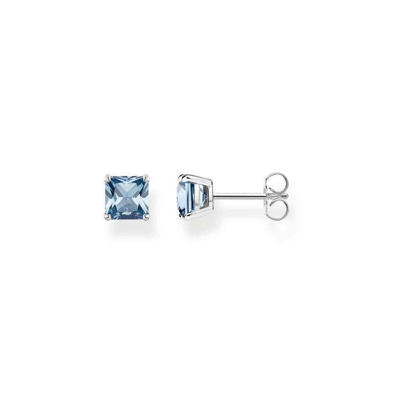 Thomas Sabo Ear Studs Blue Stone Silver