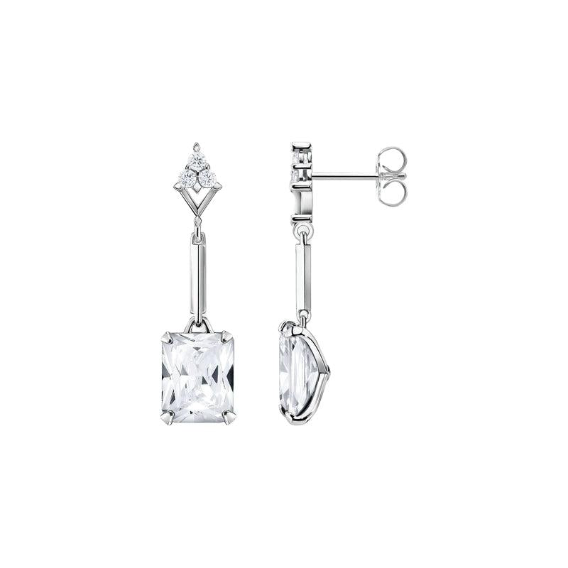 Thomas Sabo Earring white stone silver