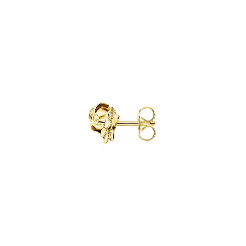Thomas Sabo Elegant Gold-Plated Rose Romance Ear Studs