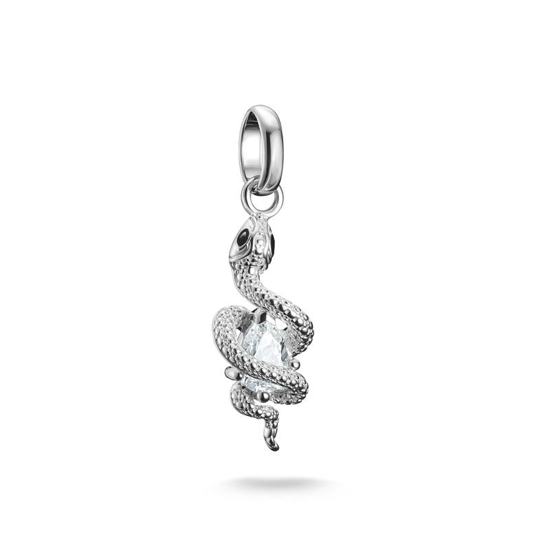 Thomas Sabo Elegant Gold-Plated Snake Charm