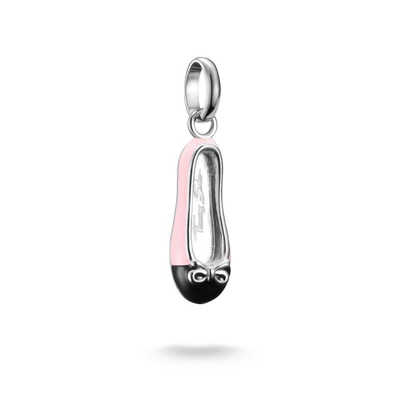 Thomas Sabo Elegant Pink Ballerina Shoe Charm
