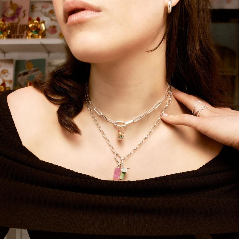 Thomas Sabo Elegant Silver Matcha Latte Charm