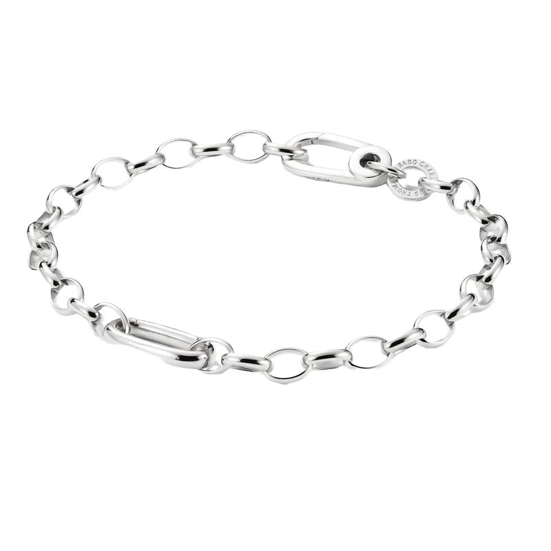 Thomas Sabo Elegant Sterling Silver Charm Bracelet