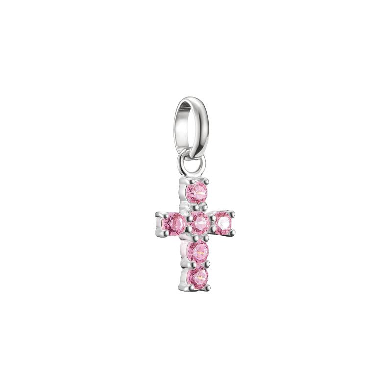 Thomas Sabo Elegant Sterling Silver Cross Charm Pendant