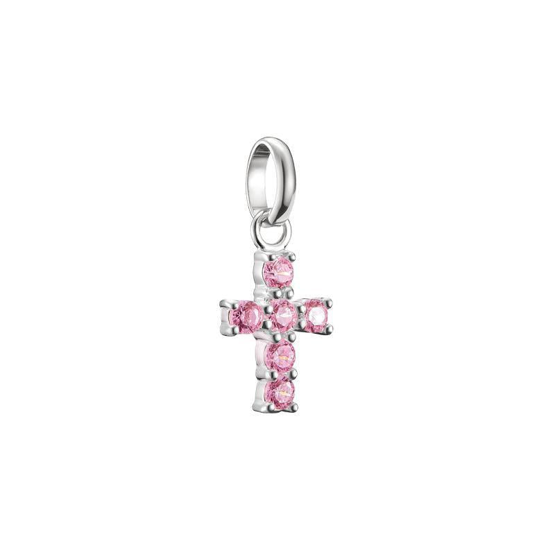 Thomas Sabo Elegant Sterling Silver Cross Charm Pendant