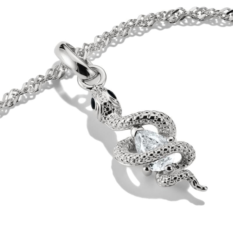 Thomas Sabo Elegant Sterling Silver Snake Charm