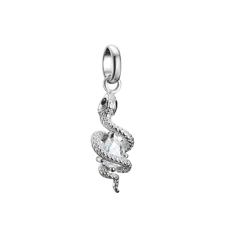 Thomas Sabo Elegant Sterling Silver Snake Charm