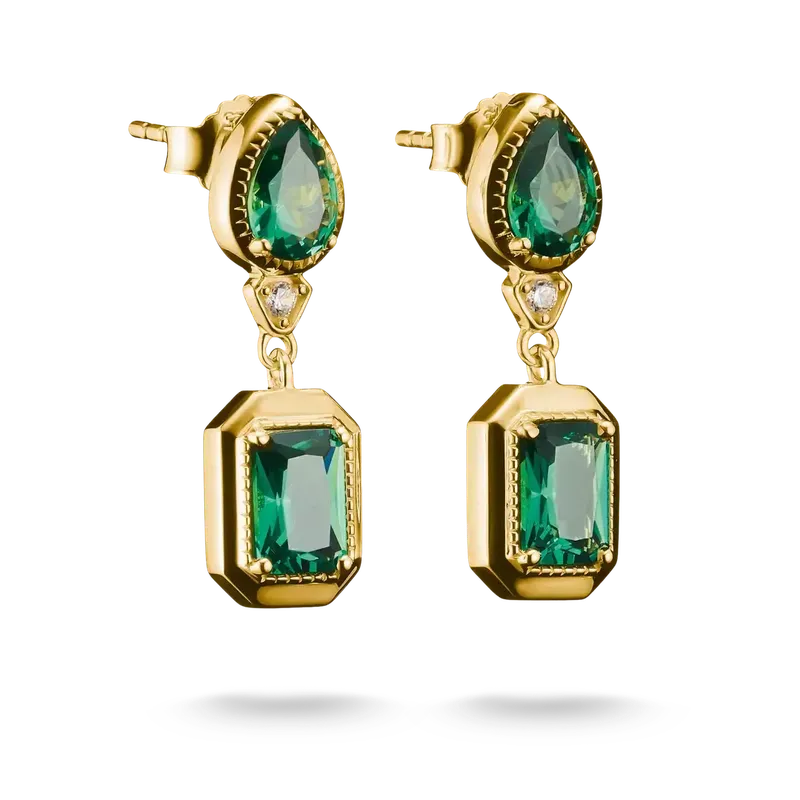 Thomas Sabo Elyndra 18k Gold Plated Dangle Earrings