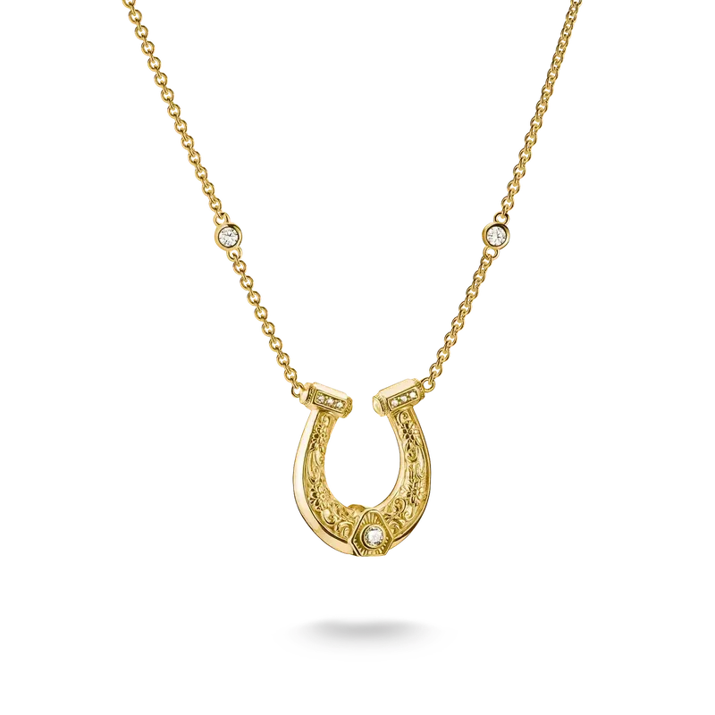 Thomas Sabo Elyndra 18k Gold Plated Horseshoe Necklace