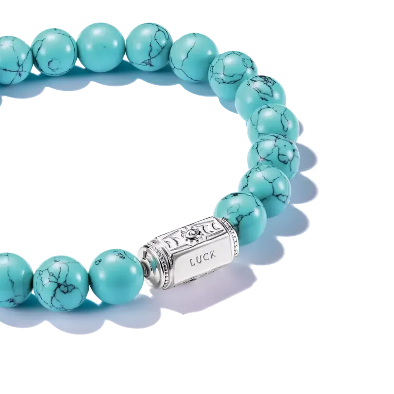 Thomas Sabo Elyndra Silver Bracelet with Imitated Turquoise Beads
