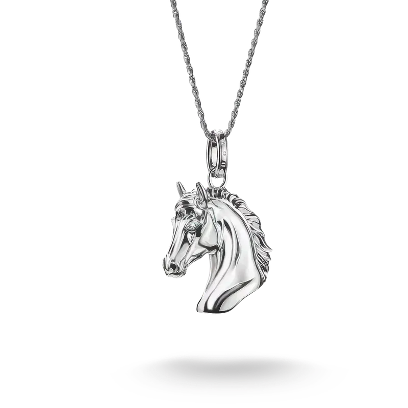 Thomas Sabo Elyndra Silver Horse Head Necklace