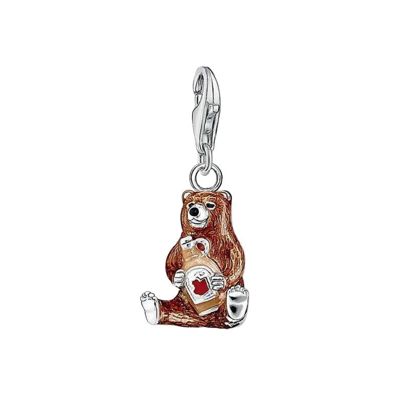 Thomas Sabo Enamel Honey Bear Charm