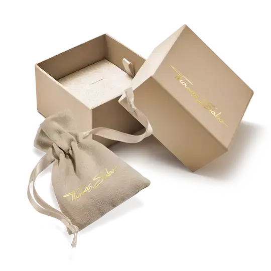 Thomas Sabo Engravable Dark Red Textile Bracelet