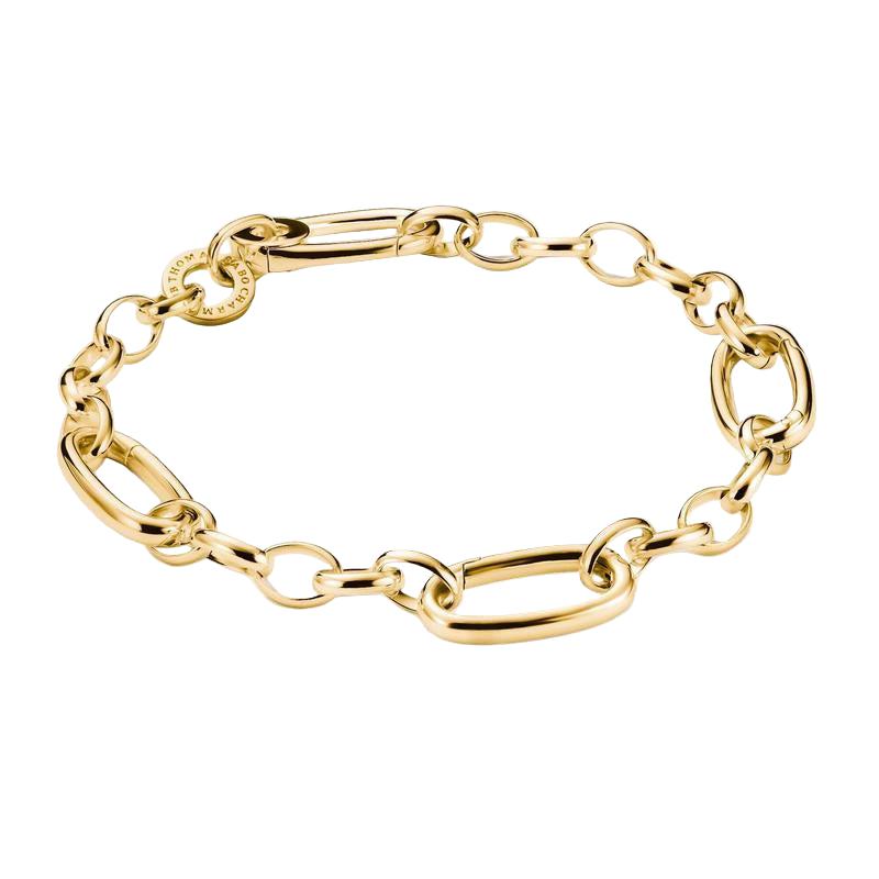Thomas Sabo Exquisite Gold-Plated Charm Bracelet