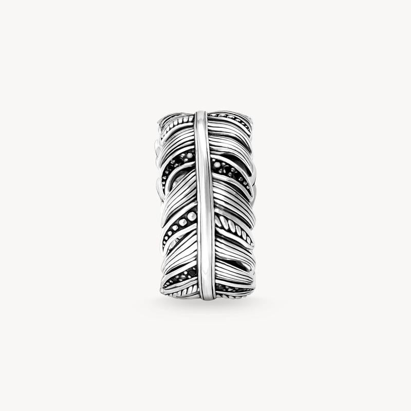 Thomas Sabo Exquisite Rebel Heart Feather Pavé Ring