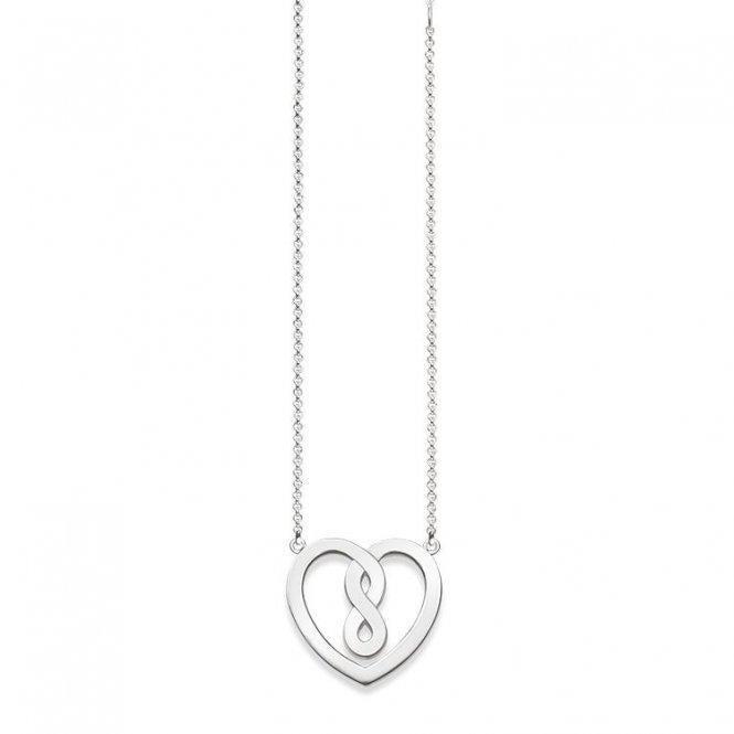 Thomas Sabo Glam & Soul Silver Infinity Heart Necklace 42cm