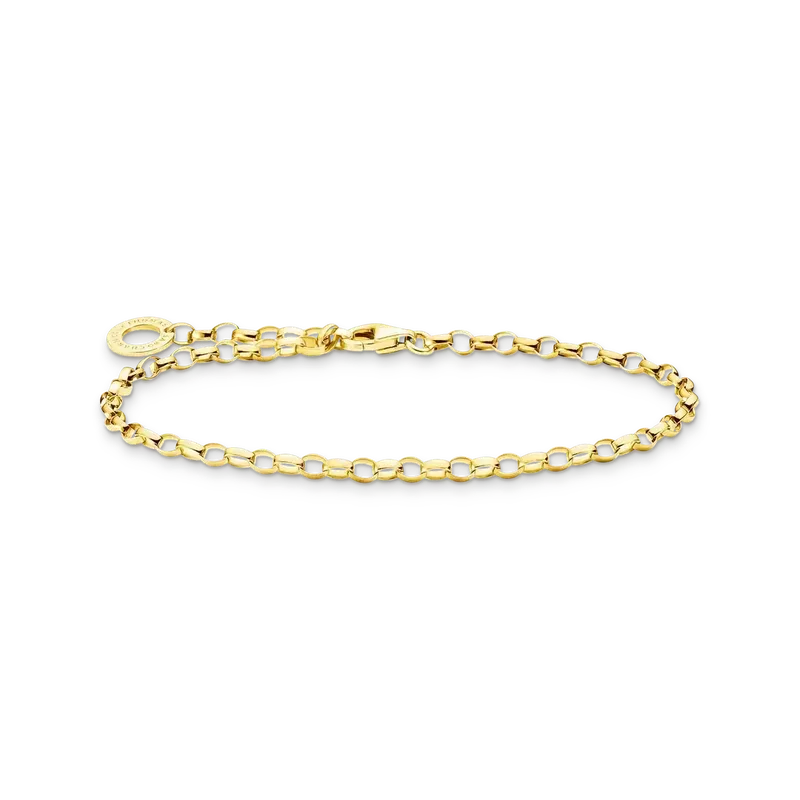 Thomas Sabo Gold-Plated Charm Club Bracelet