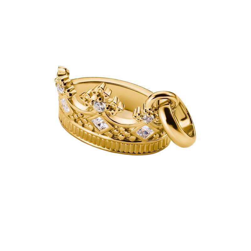 Thomas Sabo Gold-Plated Crown Connect Charm
