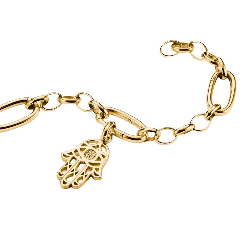 Thomas Sabo Gold-Plated Hamsa Hand Charm