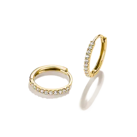 THOMAS SABO White Zirconia Hoop Earrings