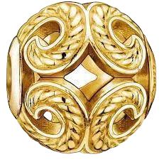 Thomas Sabo Karma Bead Yellow Gold Wave