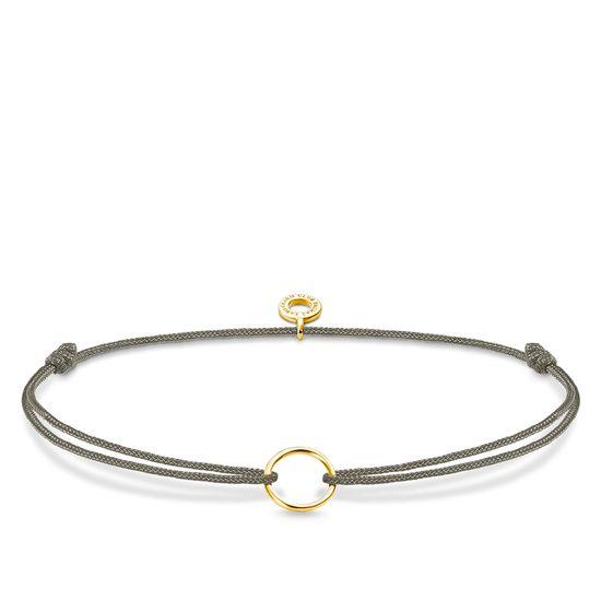 Thomas Sabo Little Secrets Yellow Gold Circle Grey Charm Bracelet