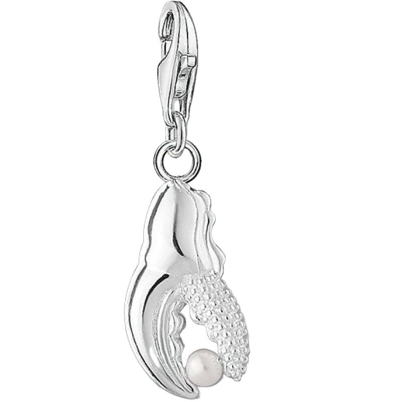 Thomas Sabo Lobster Claw & Pearl Charm