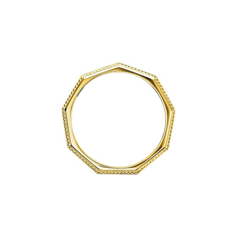 Thomas Sabo Men's ring Angular gold