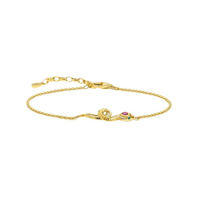 Thomas Sabo Mystic Animals Gold-Plated Snake Bracelet