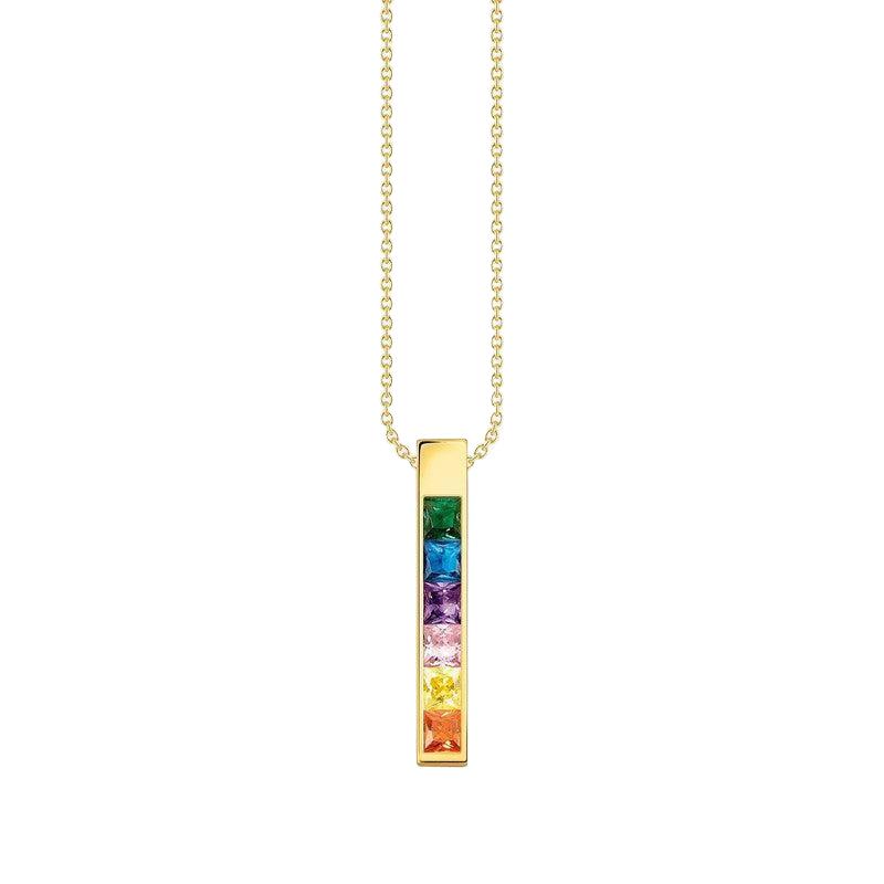 Thomas Sabo Necklace Colourful Stones Gold