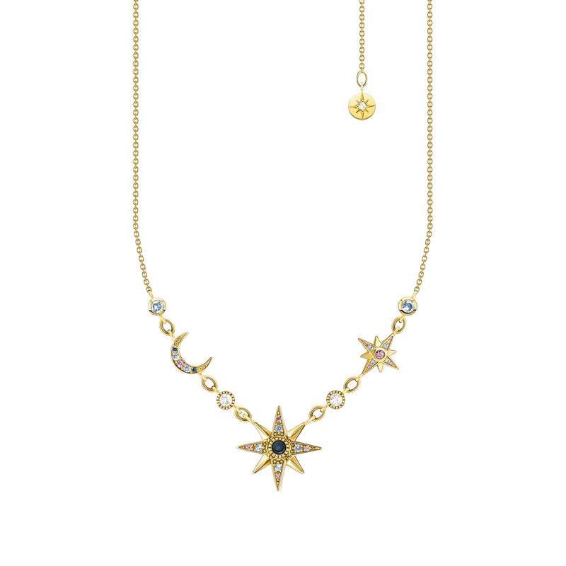 Thomas Sabo Pendant butterfly star & moon gold