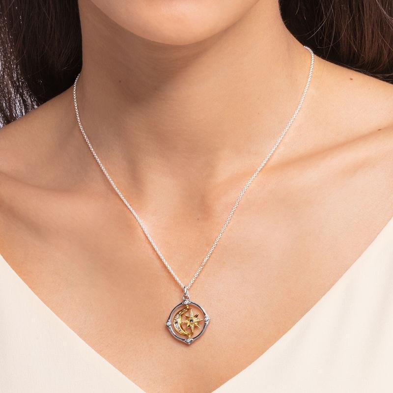 Thomas Sabo Necklace star & moon gold