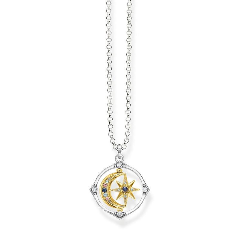 Thomas Sabo Necklace star & moon gold