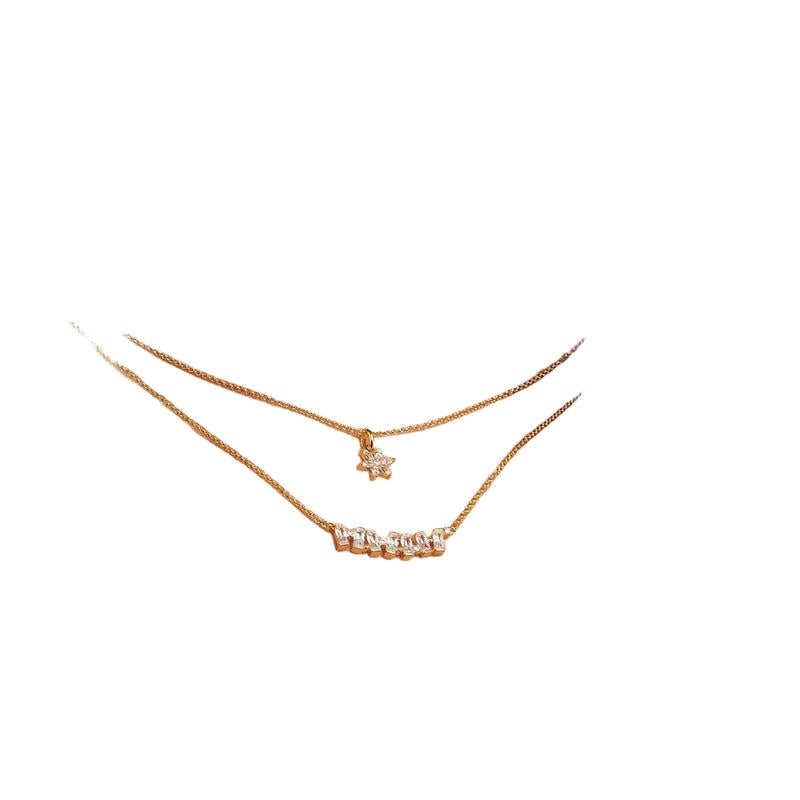 Thomas Sabo Necklace white stones gold