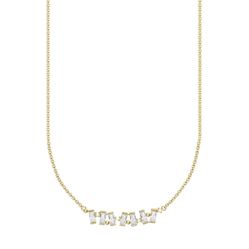 Thomas Sabo Necklace white stones gold