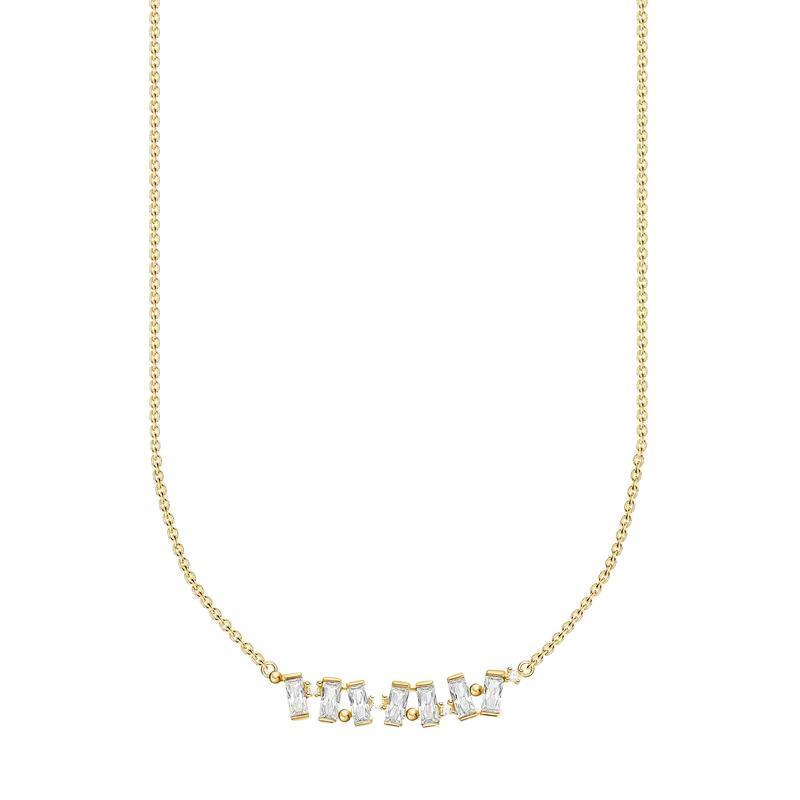 Thomas Sabo Necklace white stones gold