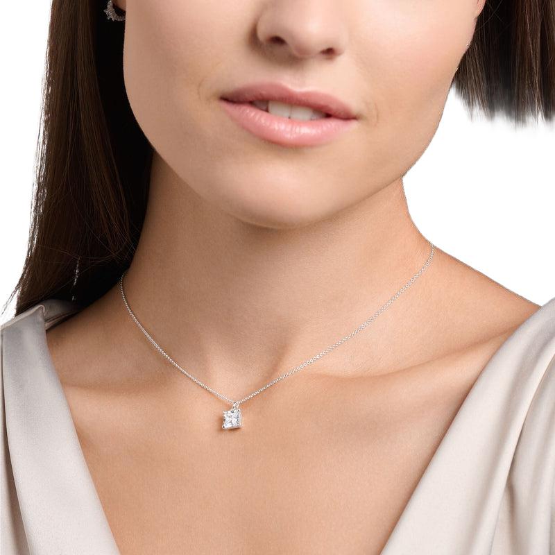 Thomas Sabo Necklace with white stone silver