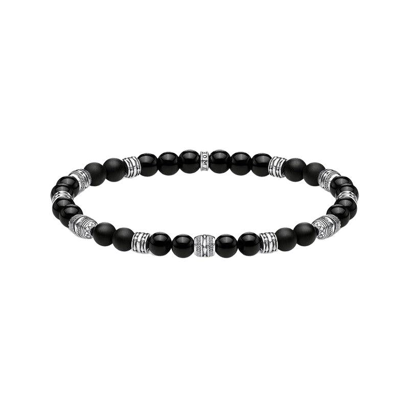 Thomas Sabo Obsidian Bead Bracelet