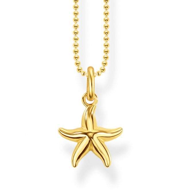 Thomas Sabo Ocean Stars Gold Starfish Necklace