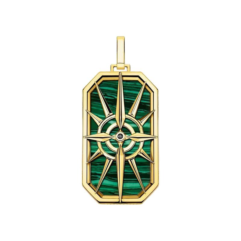 Thomas Sabo Pendant Compass Star Green