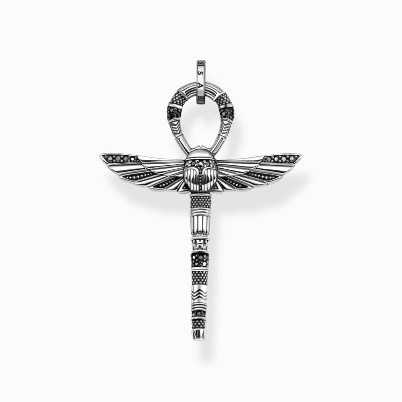 Thomas Sabo Pendant - Cross Of Live - Ankh With Scarab - Silver