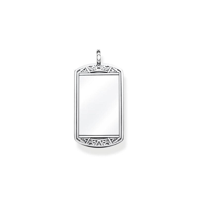 Thomas Sabo Pendant Dog Tag Tigers Eye