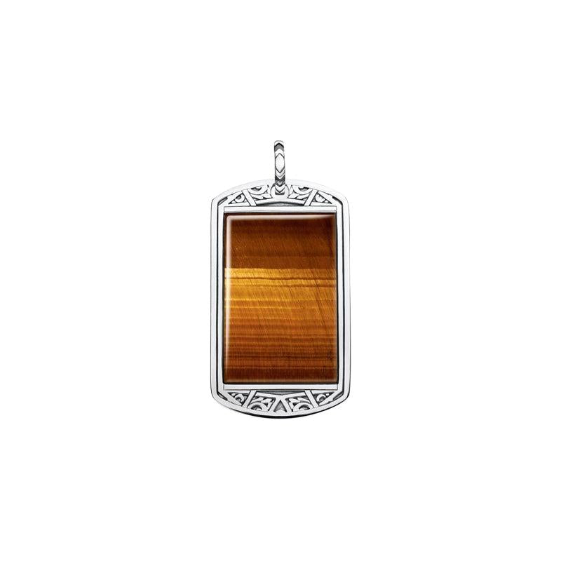 Thomas Sabo Pendant Dog Tag Tigers Eye