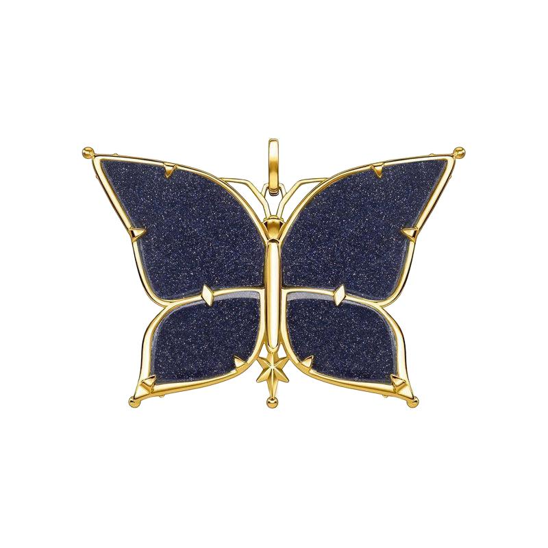 Thomas Sabo Pendant butterfly star & moon gold
