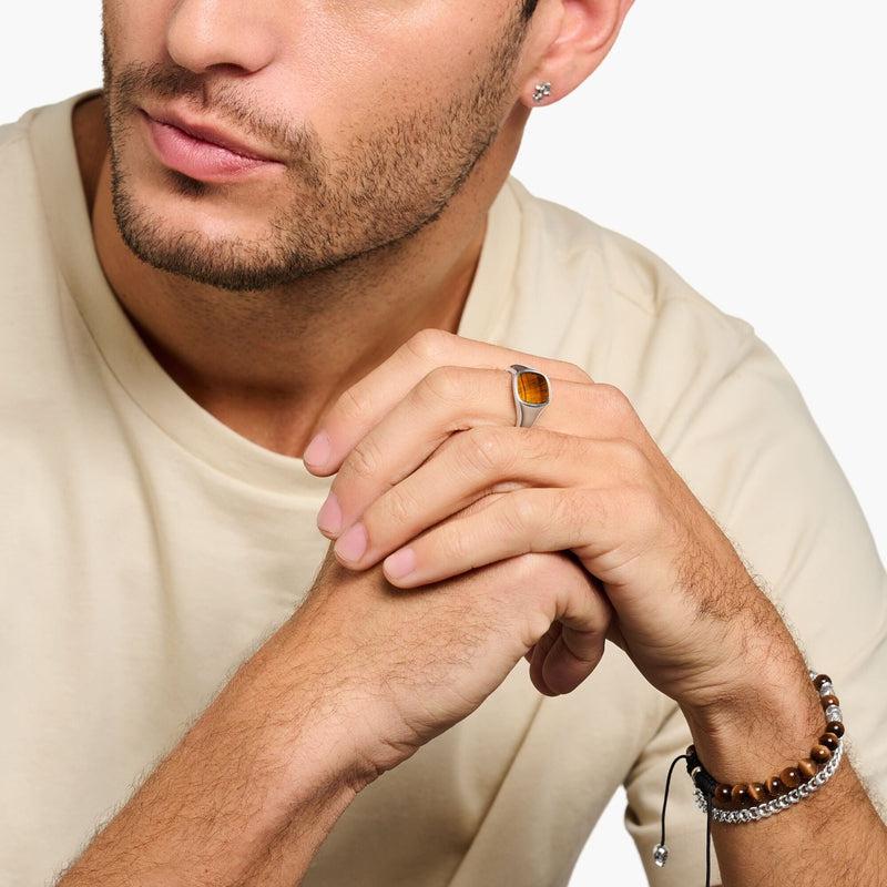 Thomas Sabo Ring Classic Tigers Eye