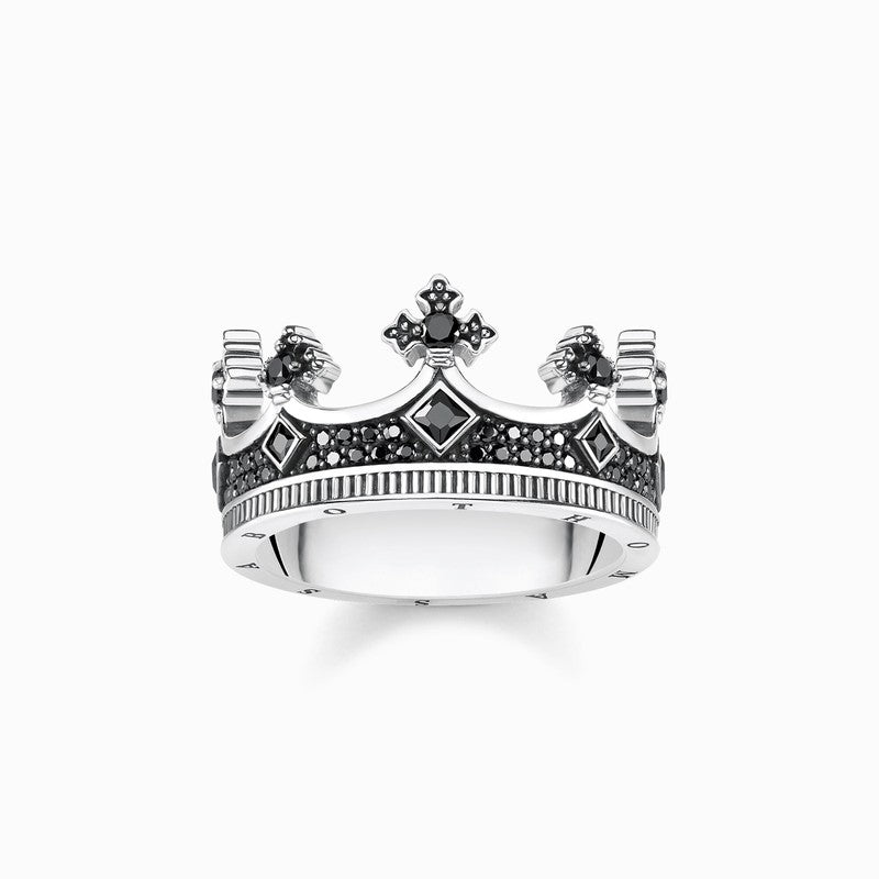 Thomas Sabo Ring - Crown - Blackened Silver